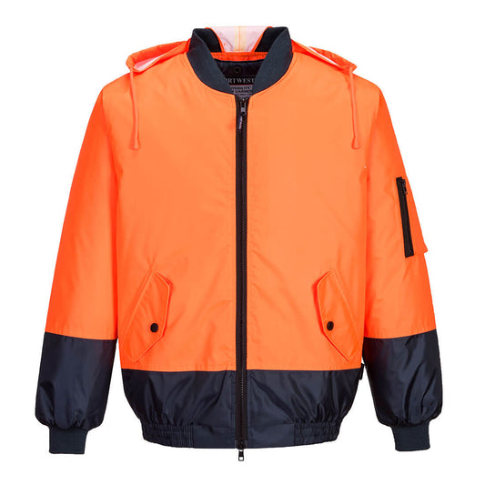 Hi-Vis Waterproof Bomber Jacket