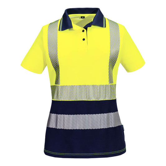 Women's Hi-Vis Cotton Comfort Reflective Polo Shirt