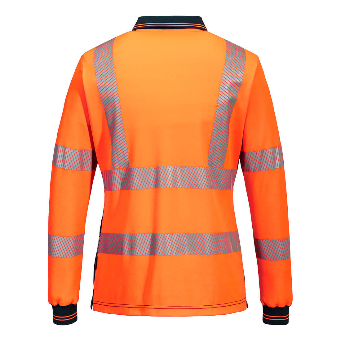 Women's Hi-Vis L/S Reflective Polo Shirt