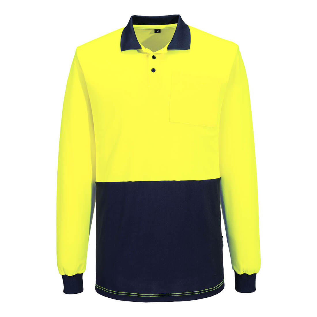 Hi-Vis Cotton Comfort L/S Polo Shirt