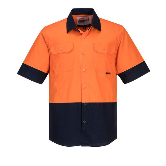 Hi-Vis Lightweight Cotton S/S Shirt