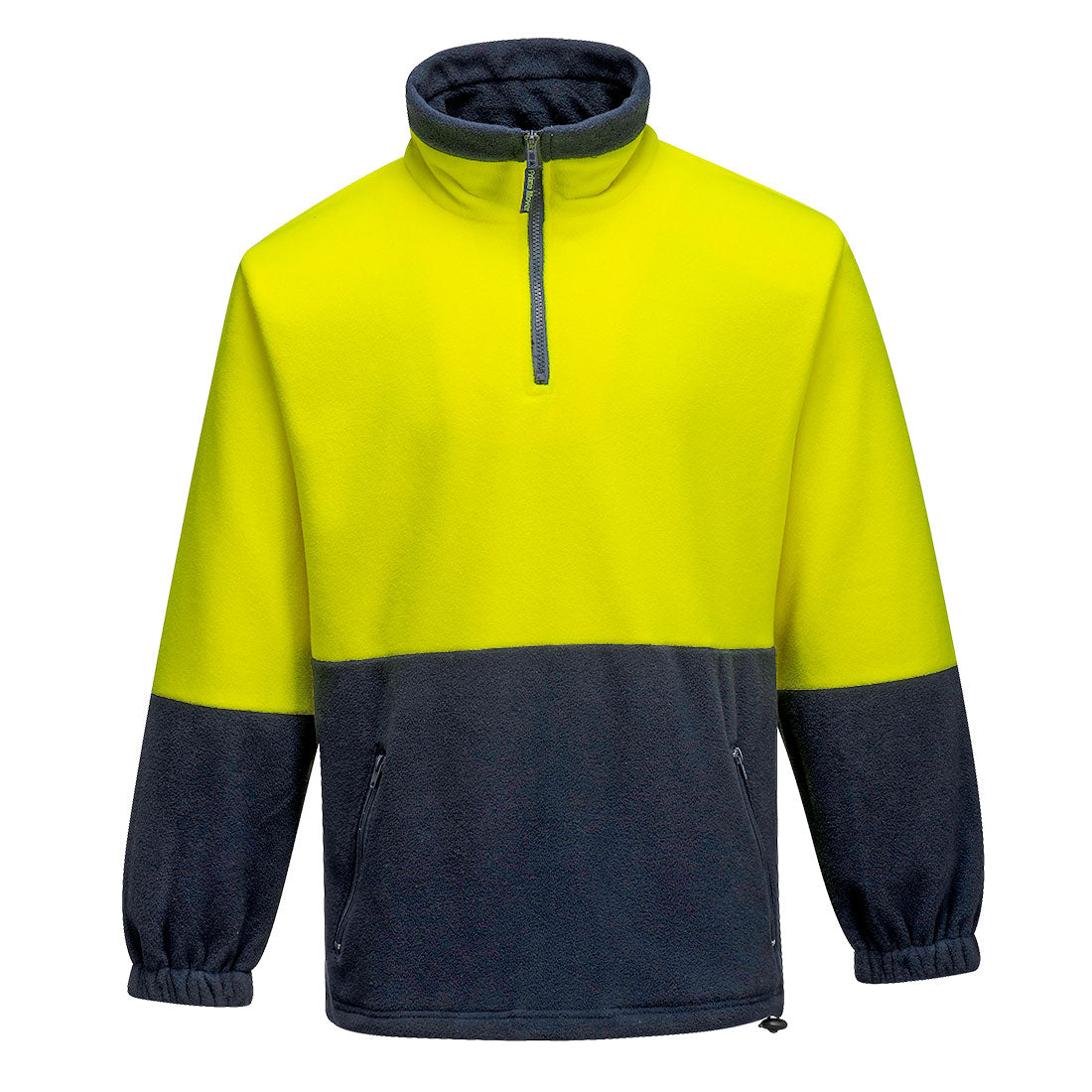 Hi-Vis 1/4 Zip Polar Fleece Pullover