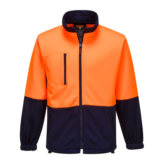 Hi-Vis Water Repellent Brushed Fleece Jacket