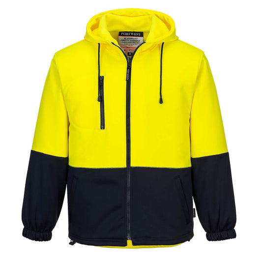Hi-Vis Water Repellent Zipped Hoodie