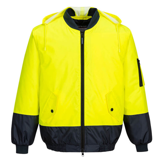 Hi-Vis Waterproof Bomber Jacket