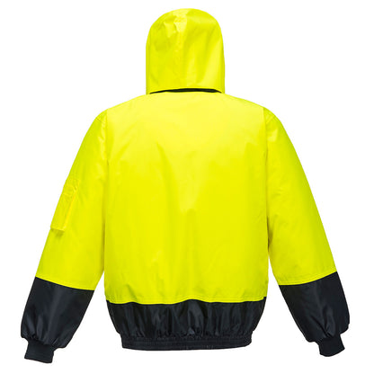 Hi-Vis Waterproof Bomber Jacket
