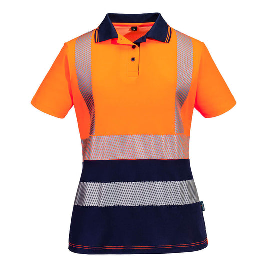 Women's Hi-Vis Cotton Comfort Reflective Polo Shirt