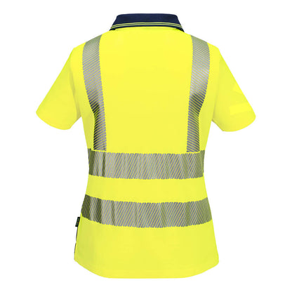 Women's Hi-Vis Cotton Comfort Reflective Polo Shirt