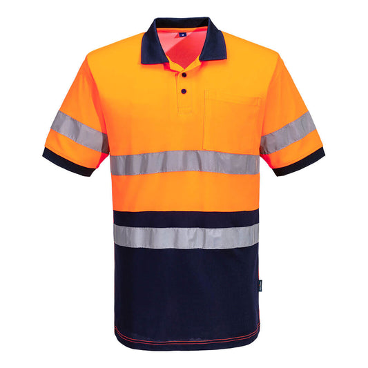 Hi-Vis Cotton Comfort Reflective Polo Shirt