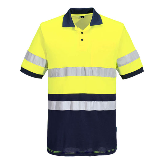 Hi-Vis Cotton Comfort Reflective Polo Shirt