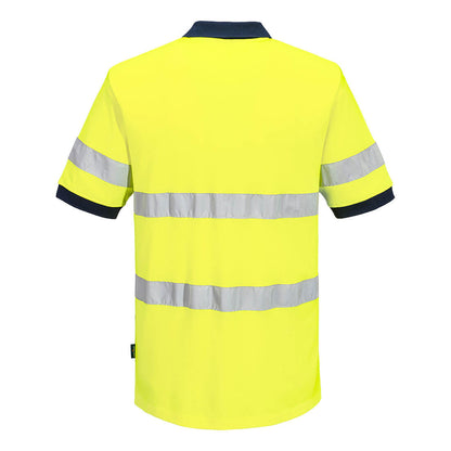 Hi-Vis Cotton Comfort Reflective Polo Shirt