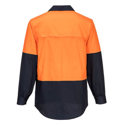 Hi-Vis Lightweight Cotton L/S Shirt